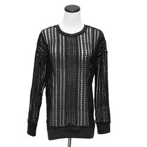 Fabletics Black Sophie Crochet Embroidered Tunic Swim Coverup Top Size Small